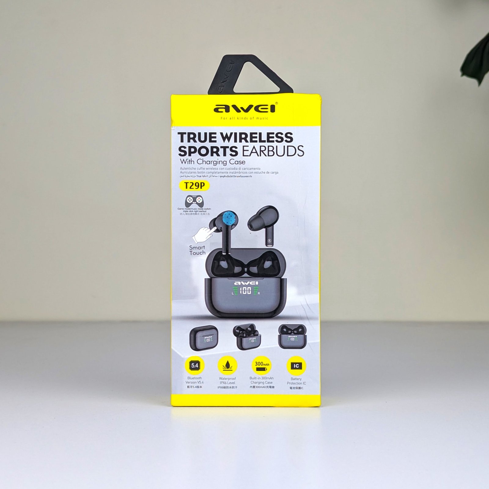 Awei T29P Anc Gaming Wireless Earbuds -Bluetooth V6.0